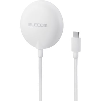 注文コード:60163139 ワイヤレス充電器 マグネット式 Qi2 15W 高速充電 コンパクト 【Magsafe対応iPhone/Qi2規格対応スマホ等】 - エレコム