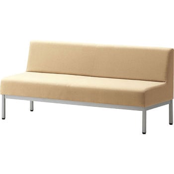 注文コード:60552345 ロビーチェア PB-13 2人用 1500W 背付(スチール脚) 内田洋行