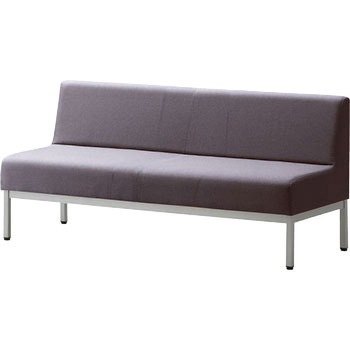 注文コード:60552406 ロビーチェア PB-13 2人用 1500W 背付(スチール脚) 内田洋行