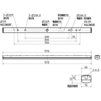 注文コード:60630660 LEDライトユニット形ベースライト Myシリーズ 40形 直付形 トラフタイプ 一般タイプ 三菱電機