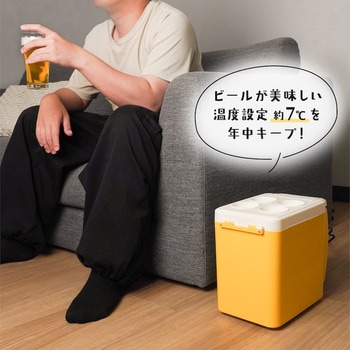 注文コード:60661767 6缶パックがすっぽり入る「6缶ビール冷蔵庫」 サンコー