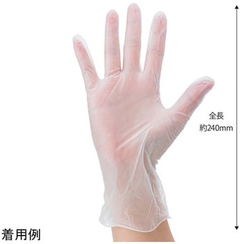 注文コード:60694378,60694387 プラスチック PVC グローブ 100枚×10箱入 FV-PVC-001シリーズ フィフティ・ヴィジョナリー