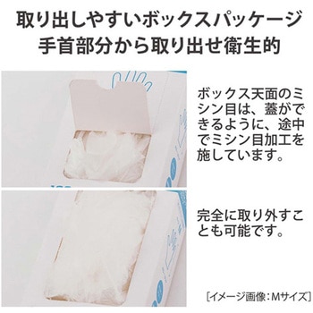 注文コード:60694378,60694387 プラスチック PVC グローブ 100枚×10箱入 FV-PVC-001シリーズ フィフティ・ヴィジョナリー