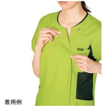 注文コード:60701771 レディスジップスクラブ(R) ライム×モスグリーン 7014SC-6シリーズ フォーク