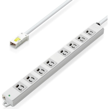 注文コード:60876796 電源タップ 延長コード ハーネスプラグ 8個口 3P マグネット 抜け止め 工事用 物件用 案件用 RoHS OAタップ - エレコム