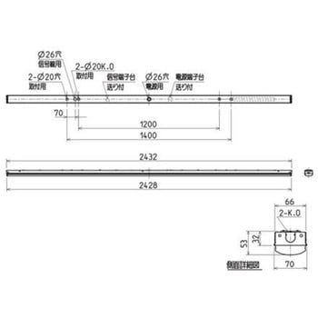 注文コード:60879065 ライトユニット形ベースライト Myシリーズ 110形  トラフタイプ 【受注生産品】 三菱電機