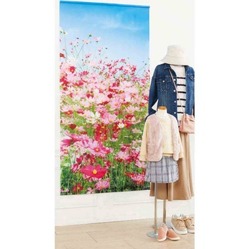 注文コード:60898891 秋のディスプレイ・装飾用品 秋タペストリー コスモス 90×180cm ストア・エキスプレス