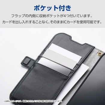 注文コード:60906006 Google Pixel 10 / 10 Pro ケース 手帳型 マグネット 衝撃吸収 ワイヤレス充電可 ハンドストラップ付 - エレコム