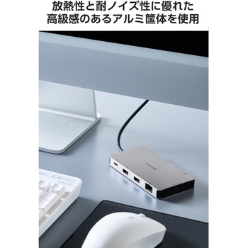 注文コード:60906469 USB Type-C ドッキングステーション 9-in-1 4K HDMI LAN SD PD充電 MacBook Pro / Air などPC対応 エレコム