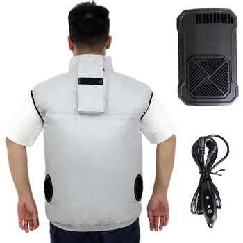 空調エアコン服 ベストタイプ エアコンファン付き さくら電子