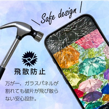 注文コード:61085835 iPhone15/15Pro兼用ブルーライトカットガラスパネル エアージェイ