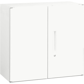 注文コード:61175181 【組み立て式書庫】Strucht(ストラクト) 2段両開き書庫 H750 ホワイト カグクロ