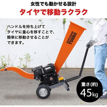 注文コード:61258587 エンジン式粉砕機 粉砕径60mm ウッドチッパー SIS