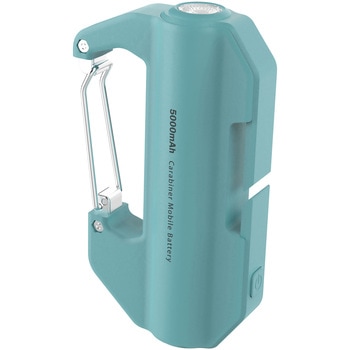 注文コード:61309529 カラビナモバイルバッテリー 5,000mA グリーンハウス