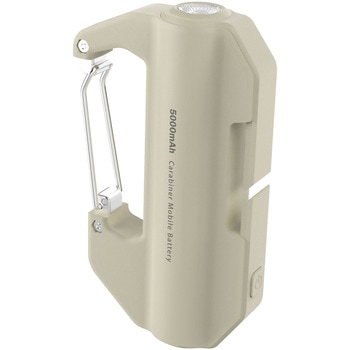 注文コード:61309538 カラビナモバイルバッテリー 5,000mA グリーンハウス