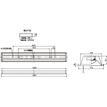 注文コード:61377339 TENQOO埋込40形W150プル 東芝ライテック