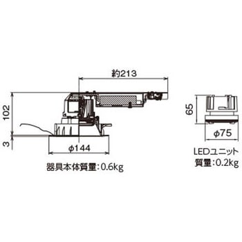 注文コード:61386213 ユニット交換形DL一般形 東芝ライテック