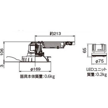 注文コード:61387568 ユニット交換形DL一般形 東芝ライテック