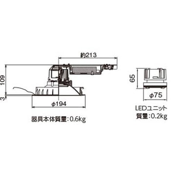 注文コード:61387717 ユニット交換形DL一般形 東芝ライテック