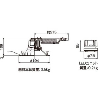 注文コード:61387848 ユニット交換形DL一般形 東芝ライテック