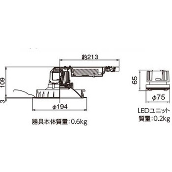 注文コード:61388067 ユニット交換形DL一般形 東芝ライテック
