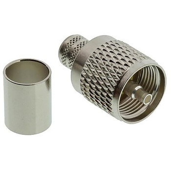 RF/同軸 UHF プラグ ストレート クリンプ KEYSTONE