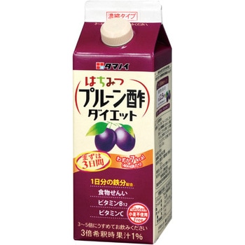 注文コード:61444329 はちみつプルーン酢ダイエット濃縮タイプ 500mL GTP タマノイ酢