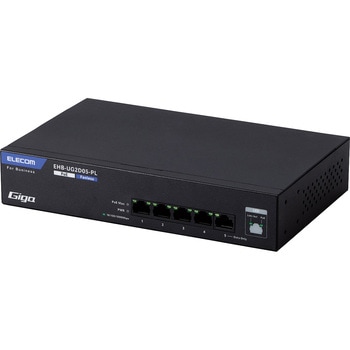 注文コード:61595015 スイッチングハブ LANハブ レイヤー2 Giga対応 PoE アンマネージ 1000/100/10Mbps 金属筐体 エレコム