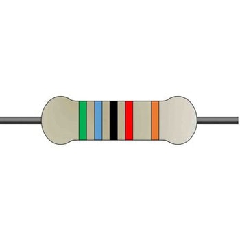 金属皮膜固定抵抗器 0.5W 56kΩ ±1% 1箱 5000個入 YAGEO