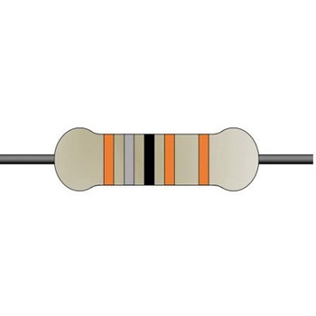 注文コード:61934409 金属皮膜固定抵抗器 0.6W 1.8kΩ ±1% 1箱 5000個入 YAGEO