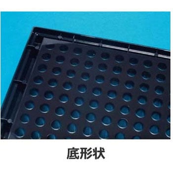 注文コード:62010745 テストプレート 96well 平底 P.S&ガラス製 フタ付 クリアボトム ブラック 324002シリーズ Porvair