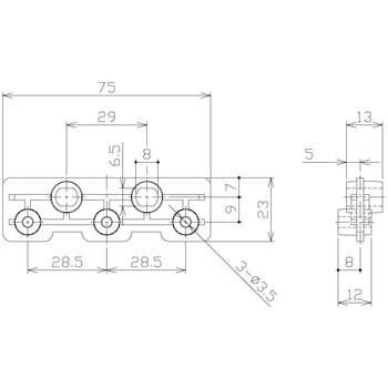 注文コード:62457948,62458867 1/4"クーラントノズル マニホールドブラケット 日機