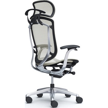 注文コード:62591840 コンテッサセコンダ、固定肘、固定ヘッド、座メッシュ、ハンガー付、ランバー無、ブラックB、ポリッシュ、脚ポリッシュ、ウレタン オカムラ(岡村製作所)
