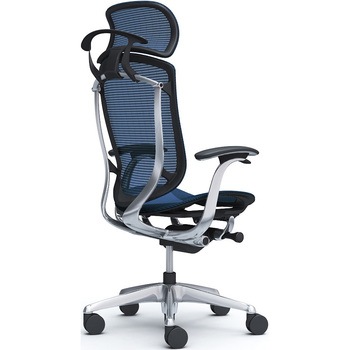 注文コード:62591858 コンテッサセコンダ、固定肘、固定ヘッド、座メッシュ、ハンガー付、ランバー無、ブラックB、ポリッシュ、脚ポリッシュ、ウレタン オカムラ(岡村製作所)