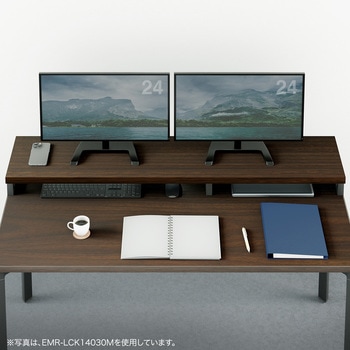 注文コード:62595289 机上ラック eシリーズ ブラック×ブラック角脚 サンワサプライ