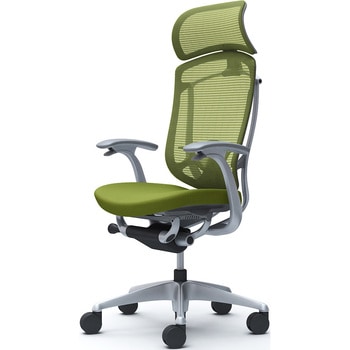 注文コード:62595857 コンテッサセコンダ、固定肘、固定ヘッド、座クッション、ハンガー無、ランバー付、グレーB、シルバー、脚シルバー、ウレタン オカムラ(岡村製作所)