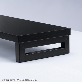 注文コード:62596610 机上ラック eシリーズ ブラック×ブラック角脚 サンワサプライ