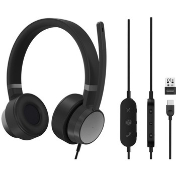 Lenovo Go USB Type-C アクティブノイズキャンセリング ヘッドセット レノボ・ジャパン(Lenovo)