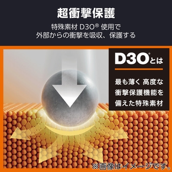 注文コード:62825896 iPhone 17 Pro ガラスフィルム 高透明 D3O(R) 超衝撃保護 10H超 Gorilla(R) ダイヤモンドコート 傷に強い - エレコム