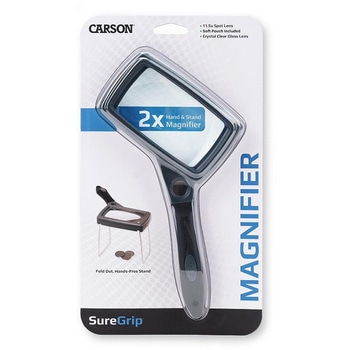 注文コード:63007518 2倍ガラス製ソフトグリップマグニファイア Carson(カールソン)