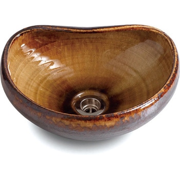 注文コード:63155524 手洗い鉢 べっ甲 利休信楽