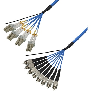 注文コード:63764068,63764077,63764086,63764095,63764104,63764113,63764129,63764138,63764147,63764156,63764165,63764174 光ファイバーケーブル (マルチモード/LC-FC/屋内用(補強)/8芯) ダイヤトレンド