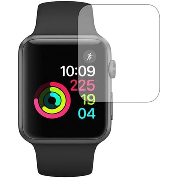 注文コード:63818828 液晶保護フィルム Apple Watch 38mm用 高硬度9H 互換品 メディアカバーマーケット