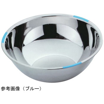 18-8 カラーアクセント厚手ミキシングボール レッド 玉虎堂製作所