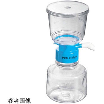 注文コード:64188034 EXTRACTO ボトルトップフィルター&ボトル BLUE 250mL PVDF 50mmΦ 滅菌 12個入 GVS