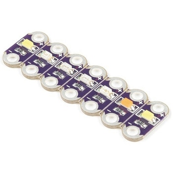 注文コード:64260466 LilyPad Rainbow LED 6 Colors SPARKFUN