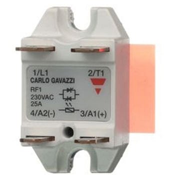 注文コード:64328576 ソリッドステートリレー 最大負荷電流:25 A 最大負荷電圧:280 V ac シャ-シ取付 CARLO GAVAZZI