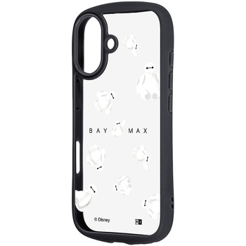 iPhone 17 ディズニー / Puffull 衝撃吸収 バンパー ハイブリッドケース / ベイマックス_ふわふわ2 レイ・アウト