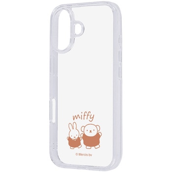 注文コード:64370121 iPhone 17 ミッフィー / 耐衝撃 ハイブリッドケース Charaful / ミッフィーとボリス レイ・アウト