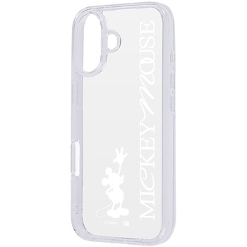 iPhone 17 ディズニー / 耐衝撃 ハイブリッドケース Charaful / ミッキーマウス _シルエット_W レイ・アウト
